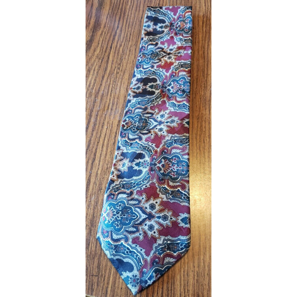 Editions By Van Heusen Adult Mens Tie Multicolor Abstract Pattern Necktie